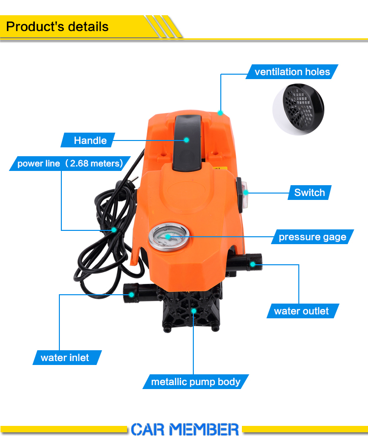 power washer for cars details
