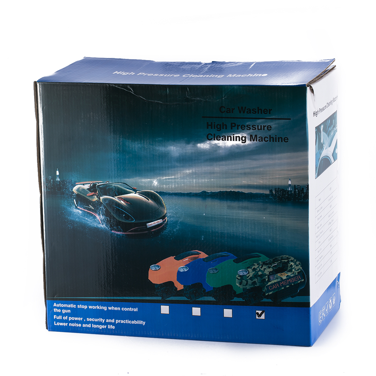 high pressure car washer package