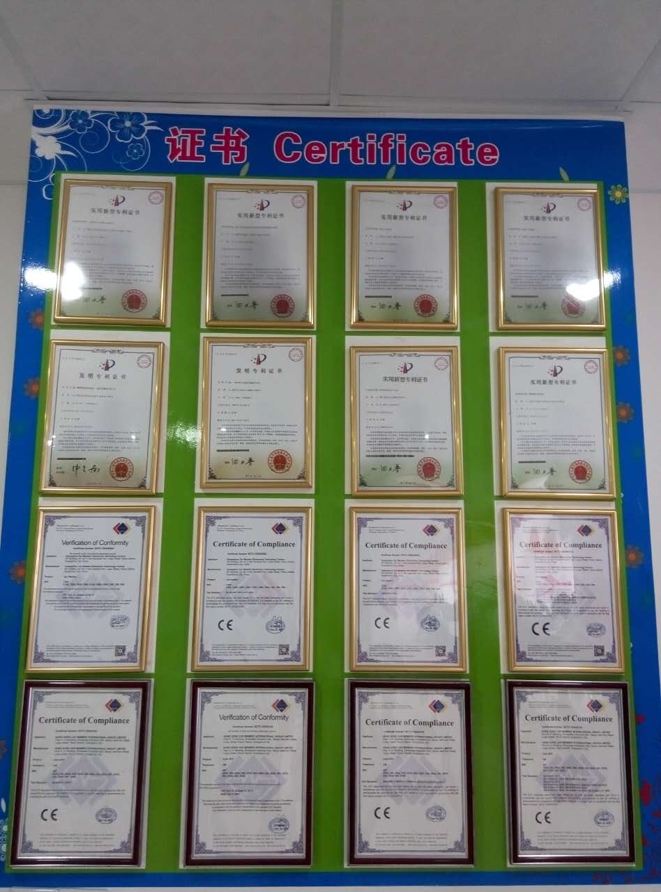 car wash machine certificates