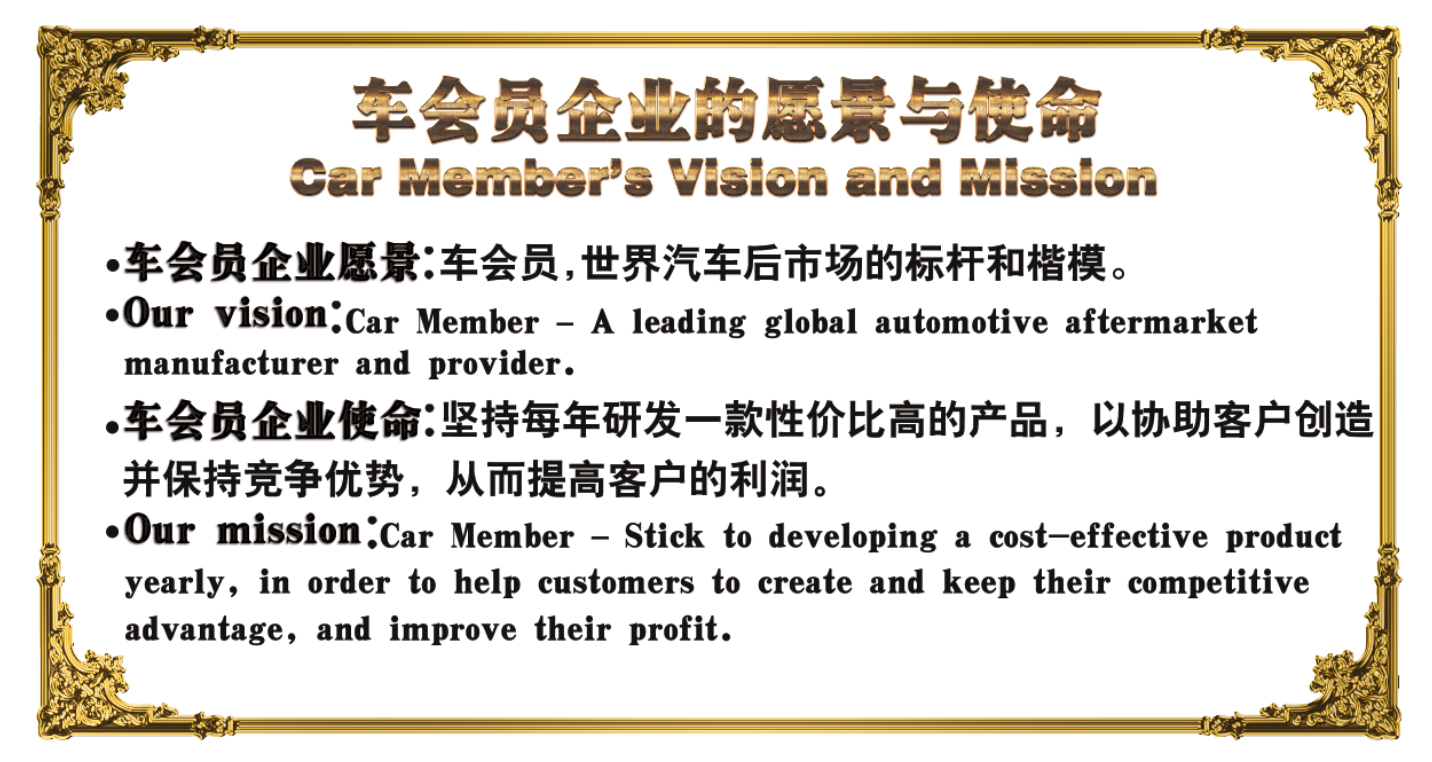 car member vision and mission 