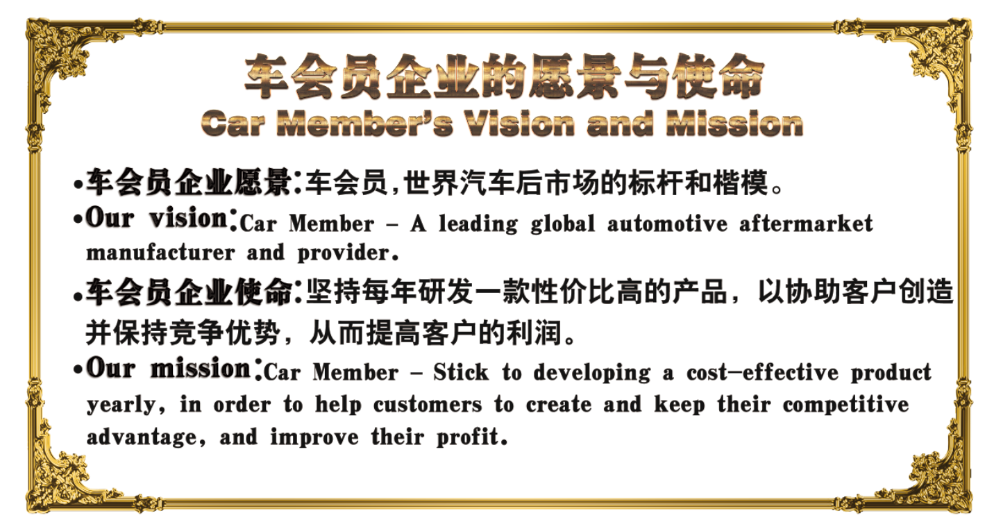 car member vision and mission car member vision and mission