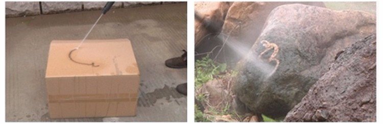 High Pressure Car washer testing