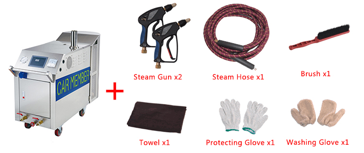 Accessories of Mobile Steam Car Wash: LPG-C100